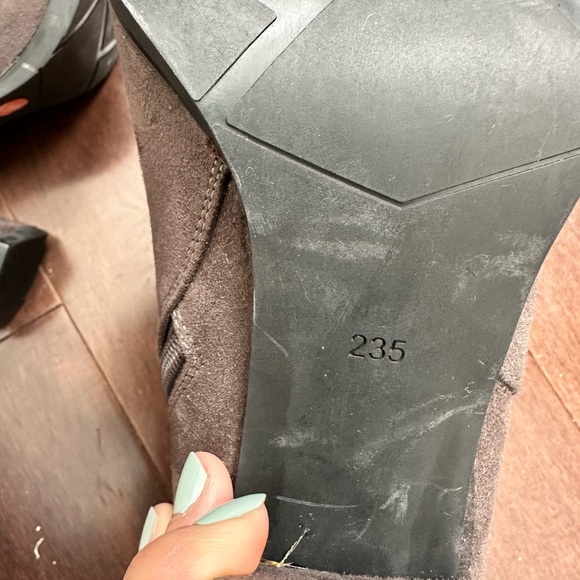 Women’s Ankle Boots with Square Chunky Heels, Size US 7 = 23.5cm - Picture 10 of 11